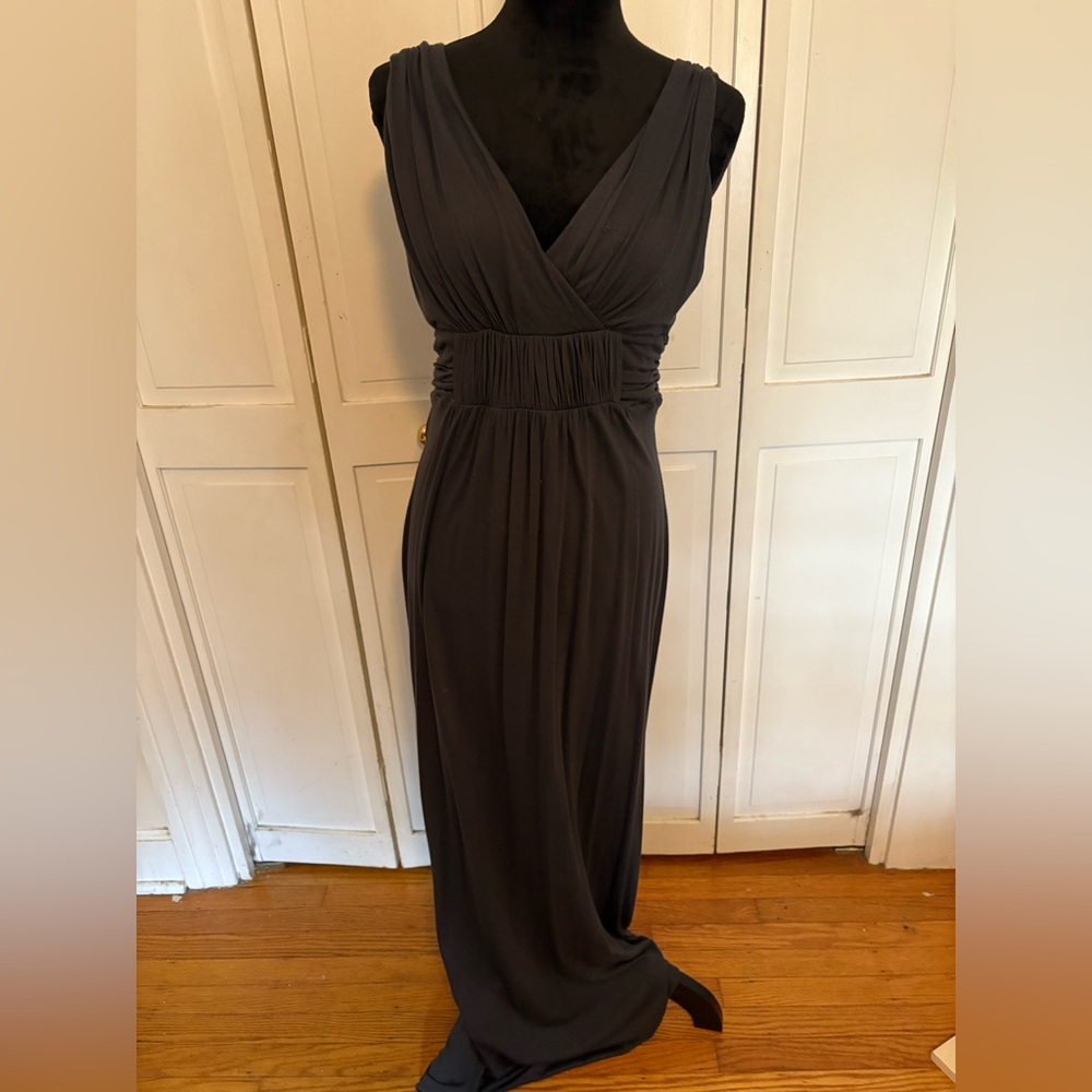 To the Max Charcoal Sleeveless Maxi Dress